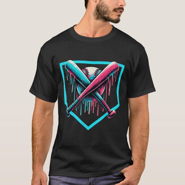Sell Home Plate Drip Boys Sell T Sell Drip  T-Shirt (Front)