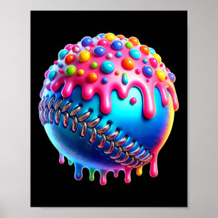 Sell Ice Cream Drip Youth Boys Kids Sell  Poster