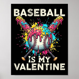Sell Is My Valentine Ice Cream Drip Crossed Ts _1  Poster