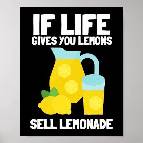 Sell Lemonade Stand Boss Juice Business Lemon 1 Poster