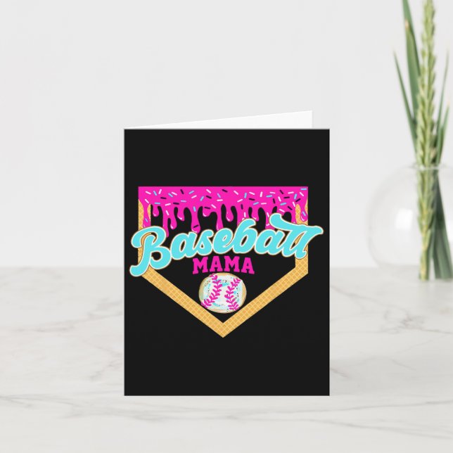 Sell Mama Ice Cream Drip Funny Sell Mother's Day  Card (Front)