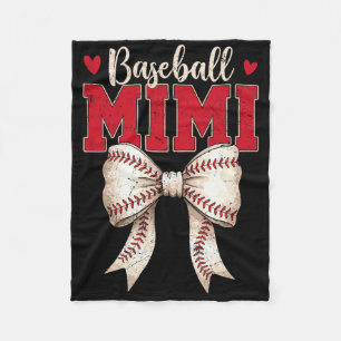 Sell Mimi Coquette Bow Game Day Mothers Day Fleece Blanket