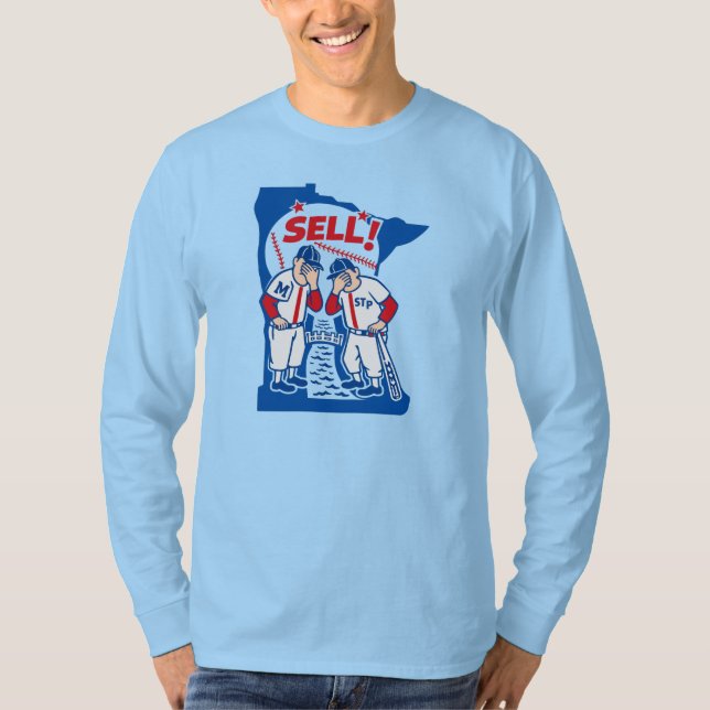 Sell Minnesota Baseball Protest Shirt (Front)