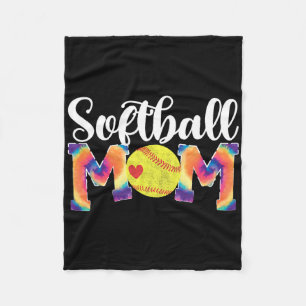Sell Mom Love Tie-dye Softll Mom Mothers Day Fleece Blanket