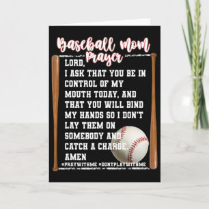 Sell Mom Prayer Game Day Softl Christian Religious Card