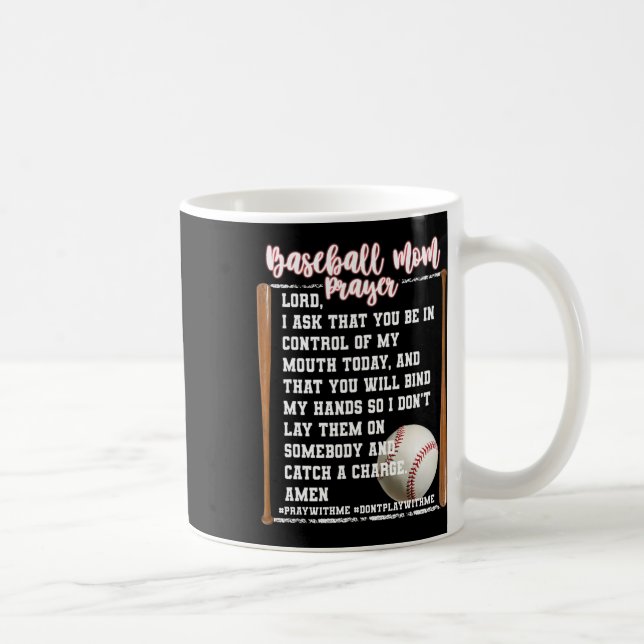 Sell Mom Prayer Game Day Softl Christian Religious Coffee Mug (Right)
