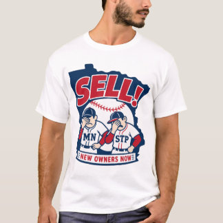 Sell New Owners Now Baseball Design T-Shirt