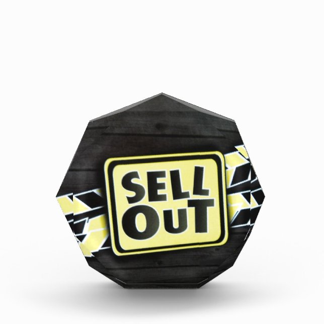 Sell Out Art Print Award (Front)