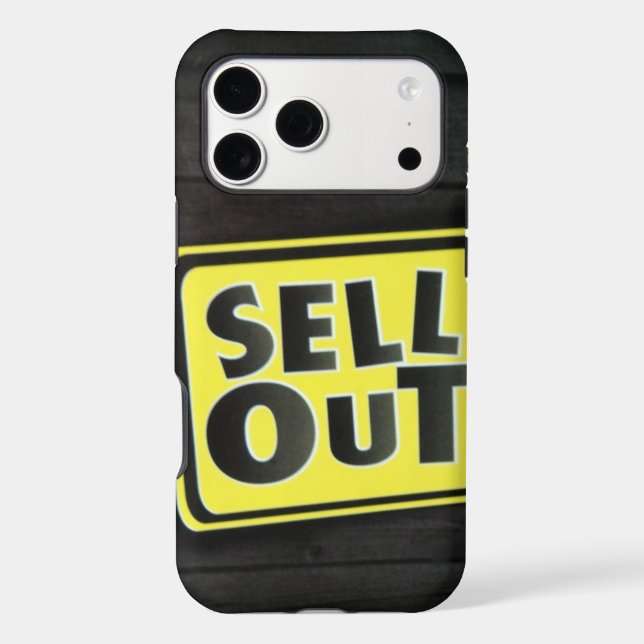 Sell Out Art Print Case-Mate iPhone Case (Back)