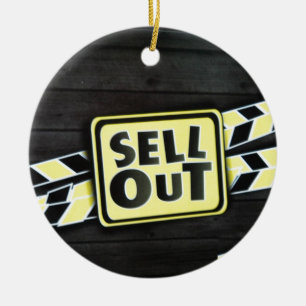 Sell Out Art Print Ceramic Ornament