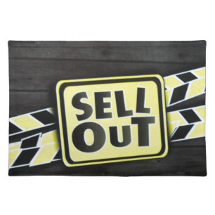 Sell Out Art Print Cloth Placemat