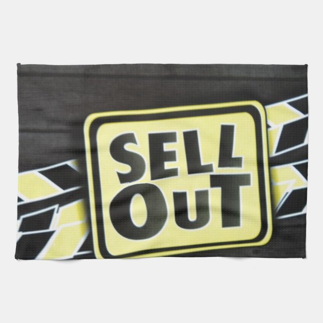 Sell Out Art Print Towel (Horizontal)