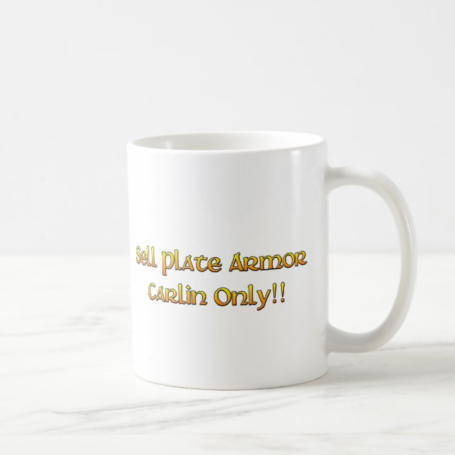 Sell Plate Armor - Tibia Coffee Mug (Right)