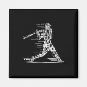 Sell Player Sell Typography Silhouette  Magnet