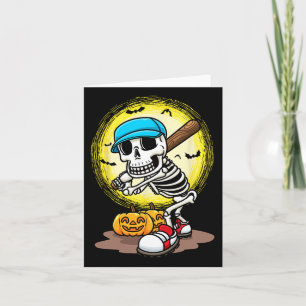 Sell Player Skeleton Softll Halloween Kids Boys  Card