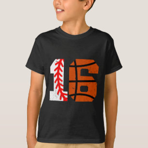 Sell Sketll Number 16 Jersey Funny 16th Birthday 1 T-Shirt