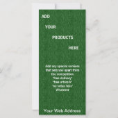 SELL TO Real Estate Business Brochure Rack Cards (Back)