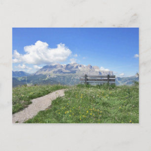 Sella Massif Corvara Italy Alta Badia Post Card