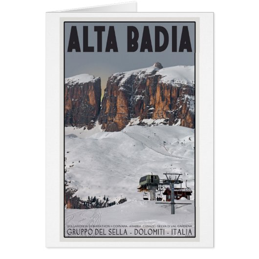 Sella Ronda - Alta Badia Cards (Front)
