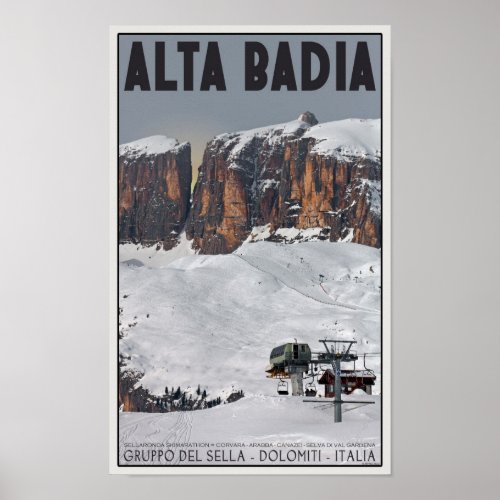 Sella Ronda _ Alta Badia Poster