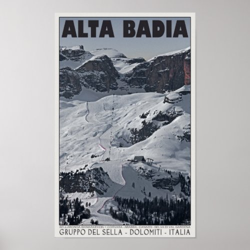 Sella Ronda _ Alta Badia Run 20 Poster