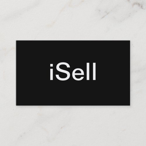 Seller Business Card