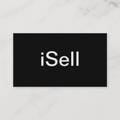 Customizable Seller Business Card