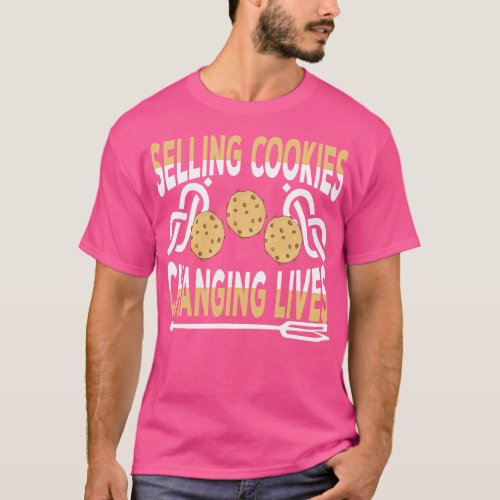 Selling Cookies Changing Lives troop leader T_Shirt