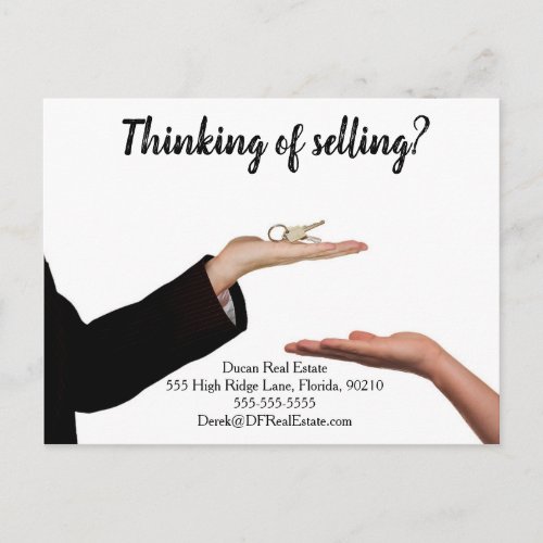 selling mailer referral real estate marketing sell postcard