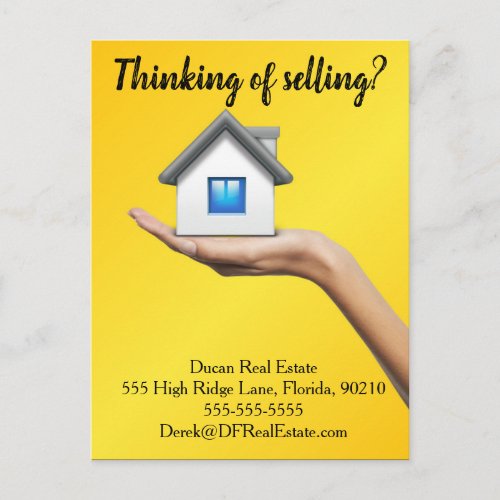 selling mailer referral real estate marketing sell postcard