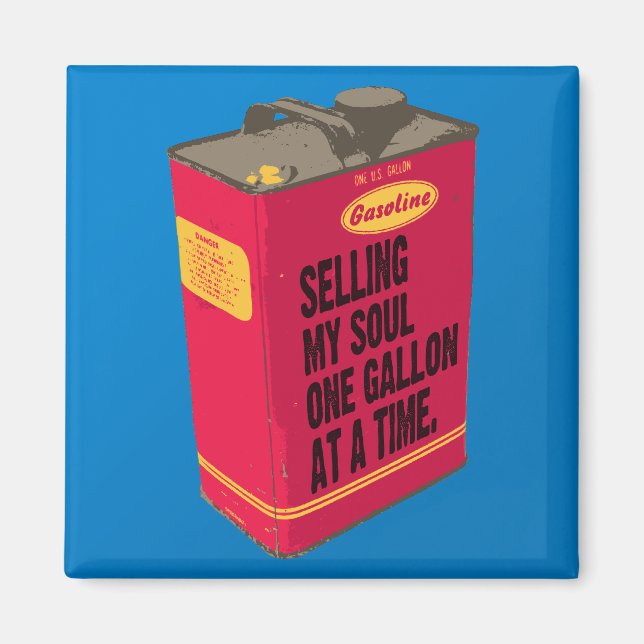 Selling My Soul - Sq. Magnet (Front)