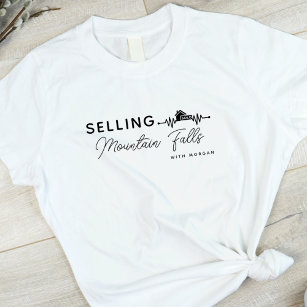Selling Your City Heartbeat Real Estate Agent T-Shirt