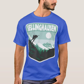 Sellinghausen Winter Sport Design Skier Snowboard T-Shirt