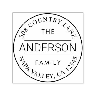 Sello Automático Name and Return Address Self-inking Stamp