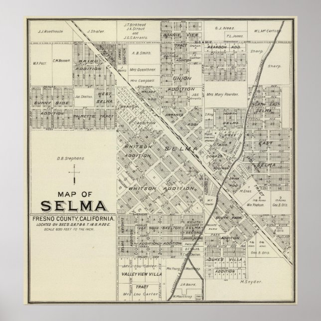 Selma, California Poster (Front)