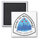 Selma To Montgomery Trail Sign, Alabama Magnet at Zazzle