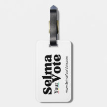 Selma Your Vote Double-Sided Luggage Tag