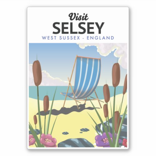 Selsey West Sussex England  Sticker