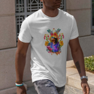 Selvatic Flowers Girl  T-Shirt