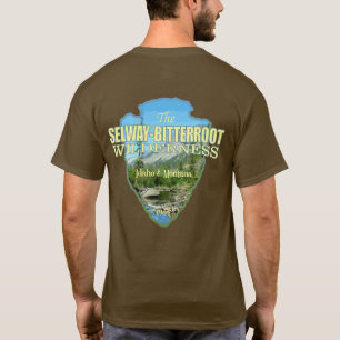 Selway-Bitterroot Wilderness (arrowhead) T-Shirt