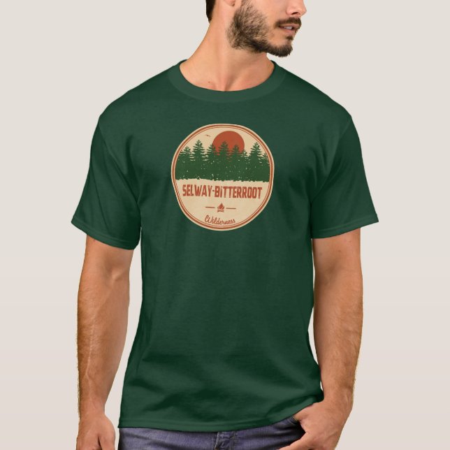 Selway-Bitterroot Wilderness Montana Idaho T-Shirt (Front)