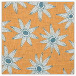 sema tangerine blue fabric