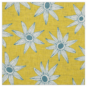 sema yellow blue fabric