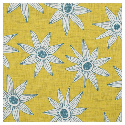 sema yellow blue fabric