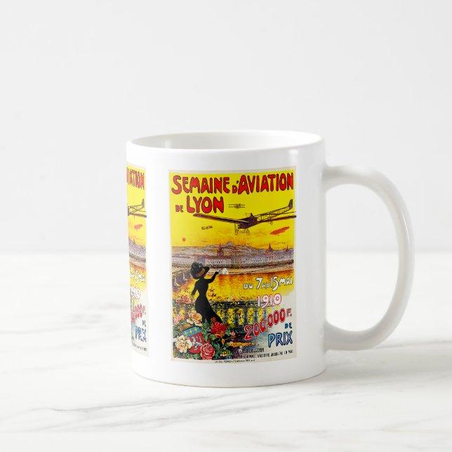Semaine d'Aviation de Lyon Coffee Mug (Right)