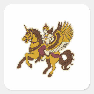 Sembrani Horse Square Sticker