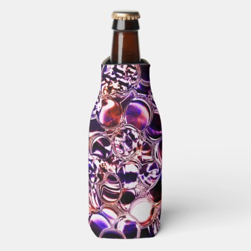 Semi_beautiful stone or colorful glass balls bottle cooler