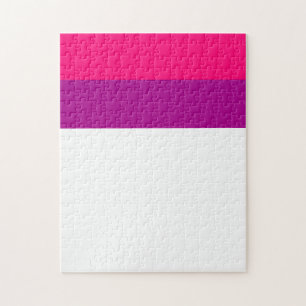 Semi Bisexual Pride Flag Jigsaw Puzzle
