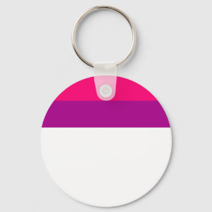 Semi Bisexual Pride Flag Keychain