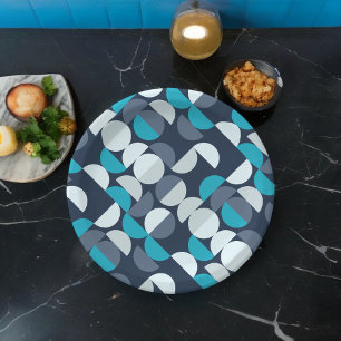 Semi-Circle Art Paper Plates